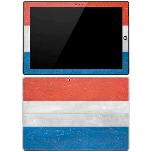Netherlands Flag Distressed Surface Pro 3 Skin